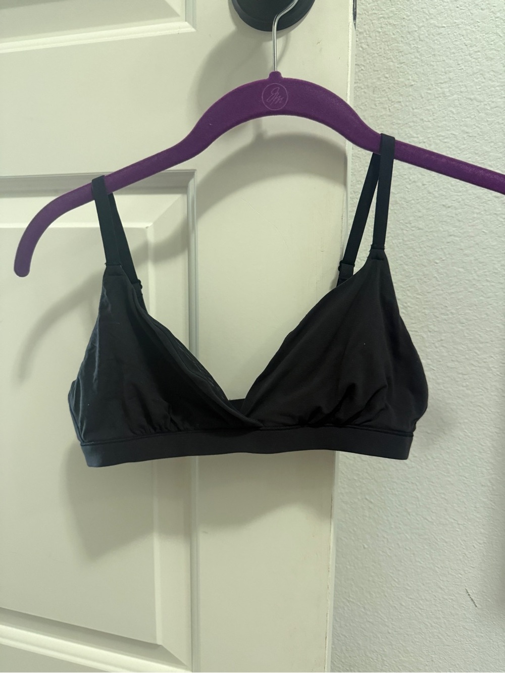 SKIMS Fits Everybody Triangle Bralette - Onyx